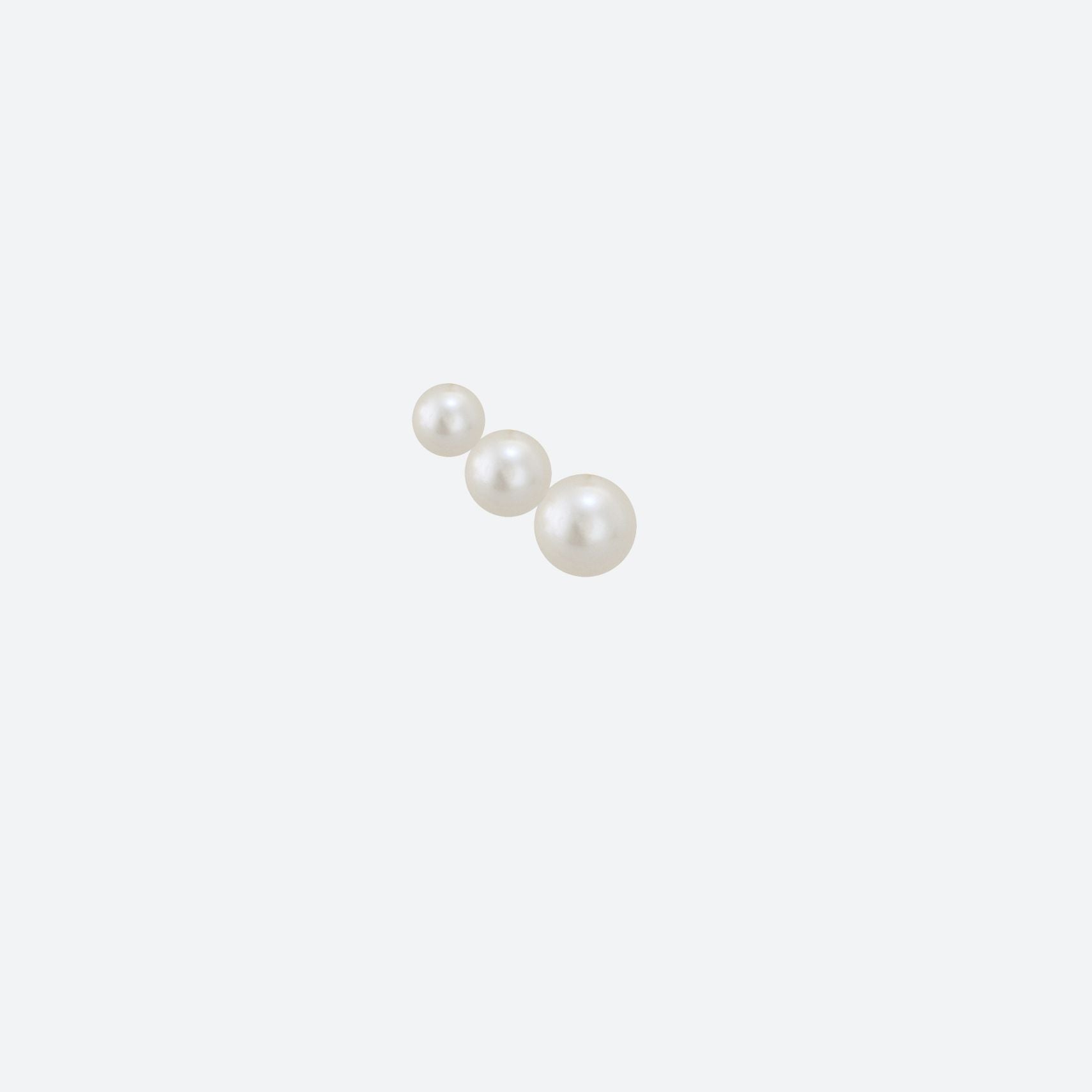 Triple Drop Stud Earring
