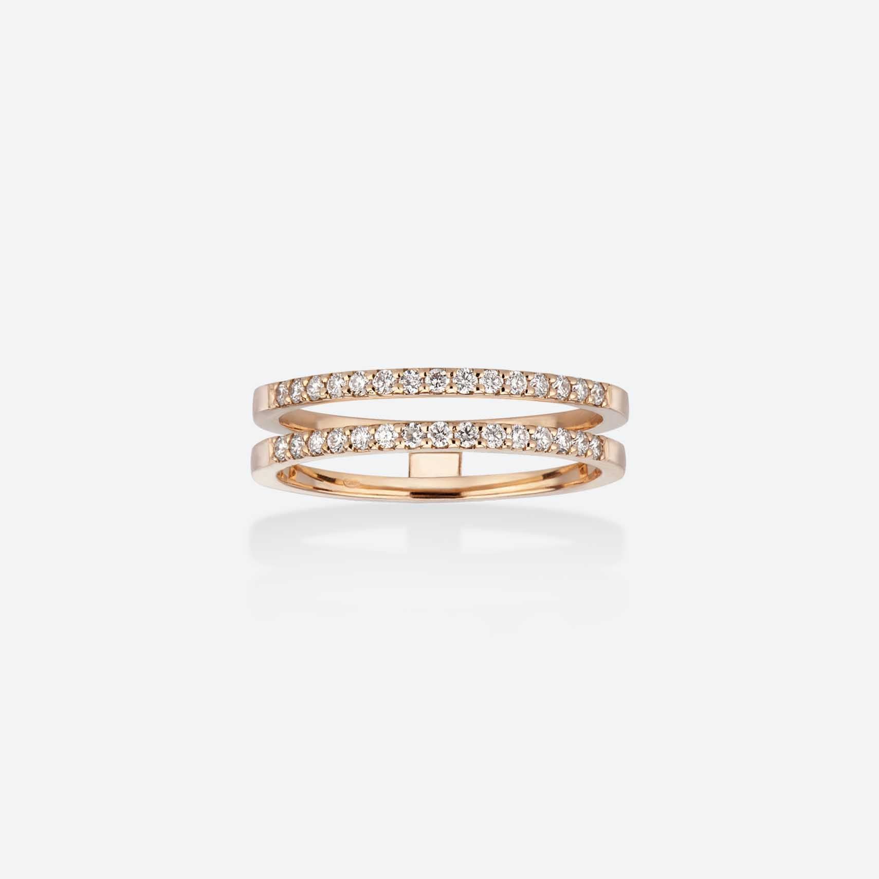 ANILLO DOUBLE HALF BAND L