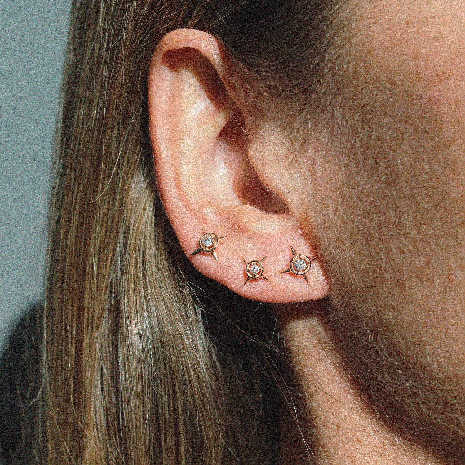 Pendientes Peak Palace stud XS