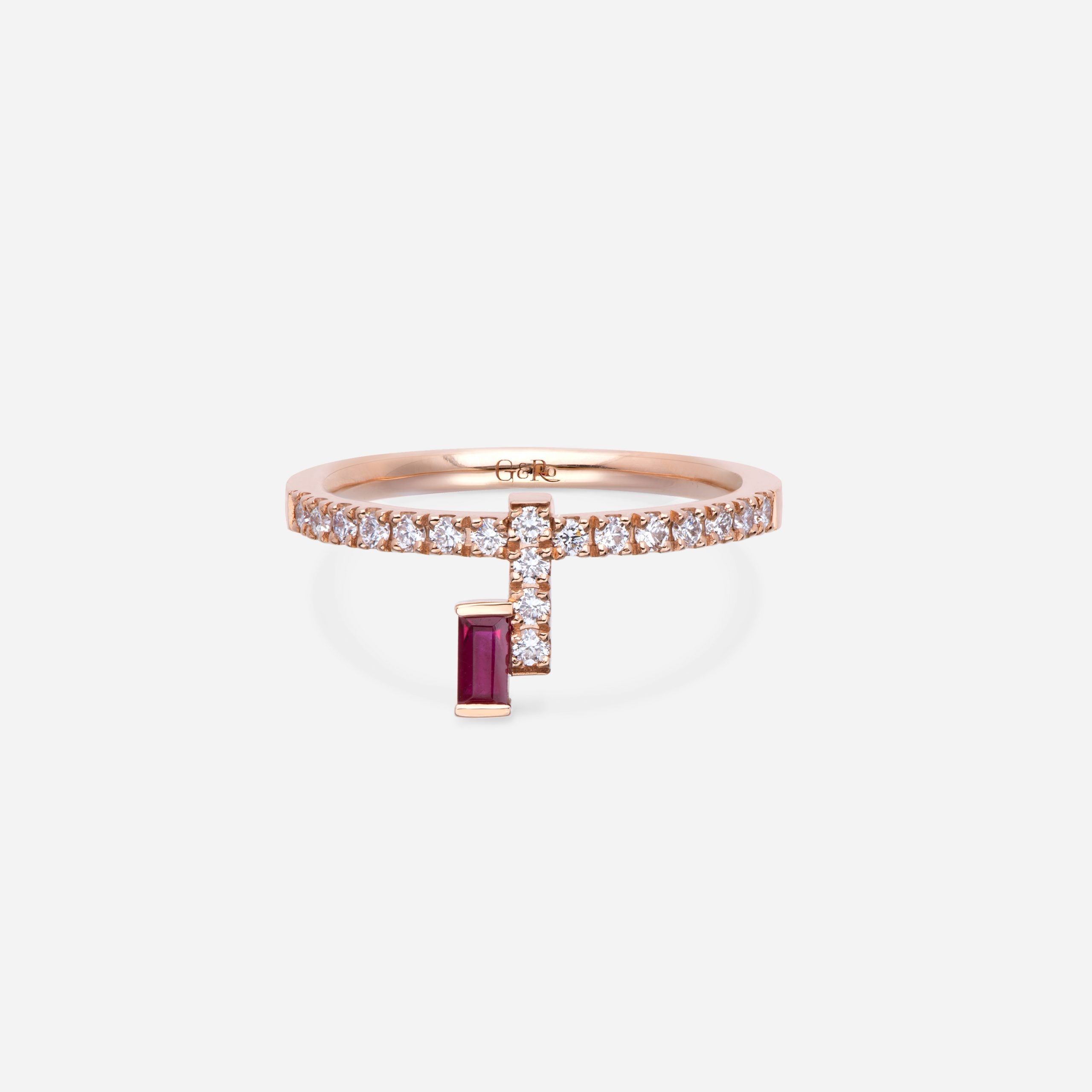 Anillo Bande I am Red