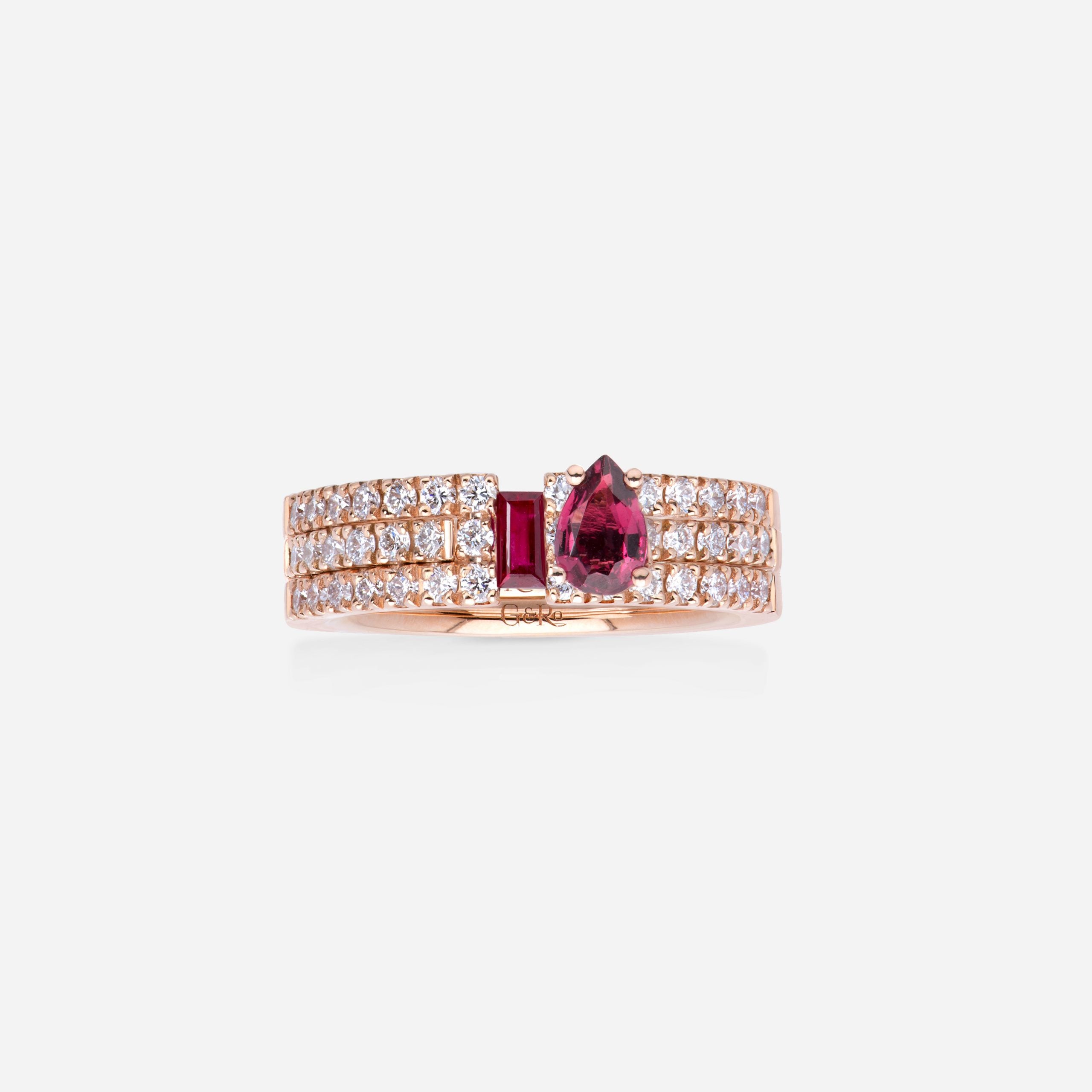 Anillo Ouverture I am Red