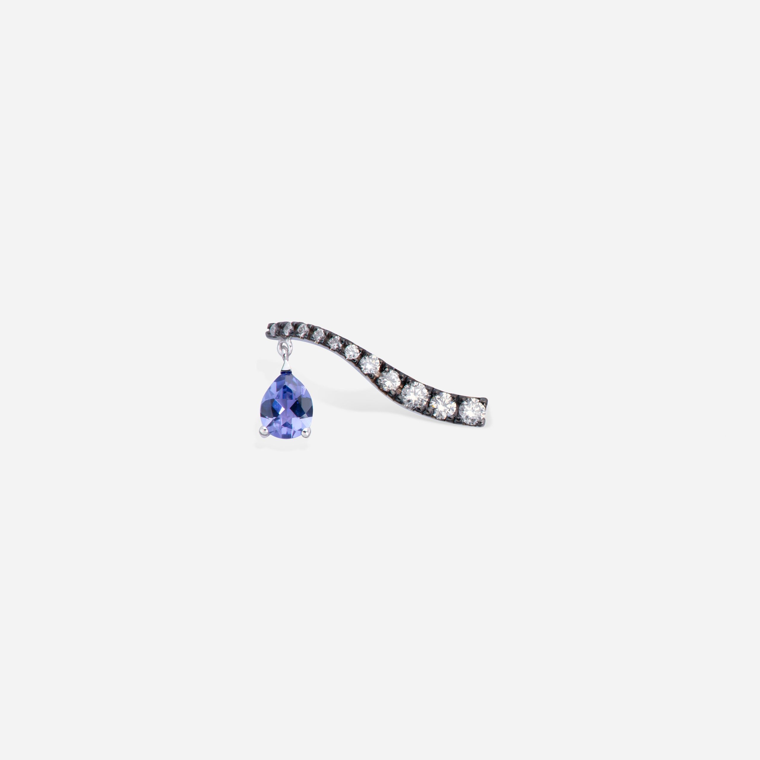 Sasa Crawler Tanzanite Earring