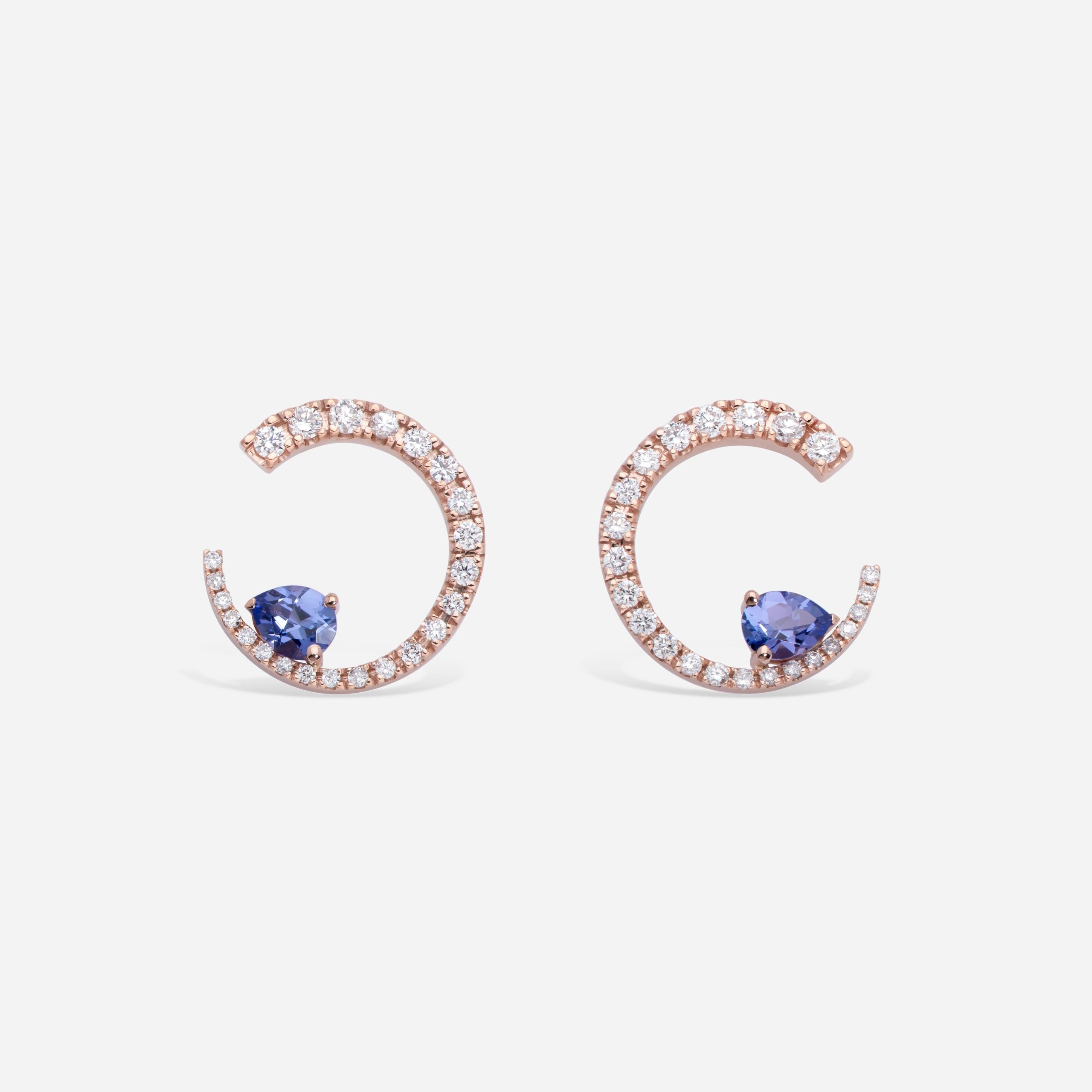 Pendientes Sasa M Tanzanitas