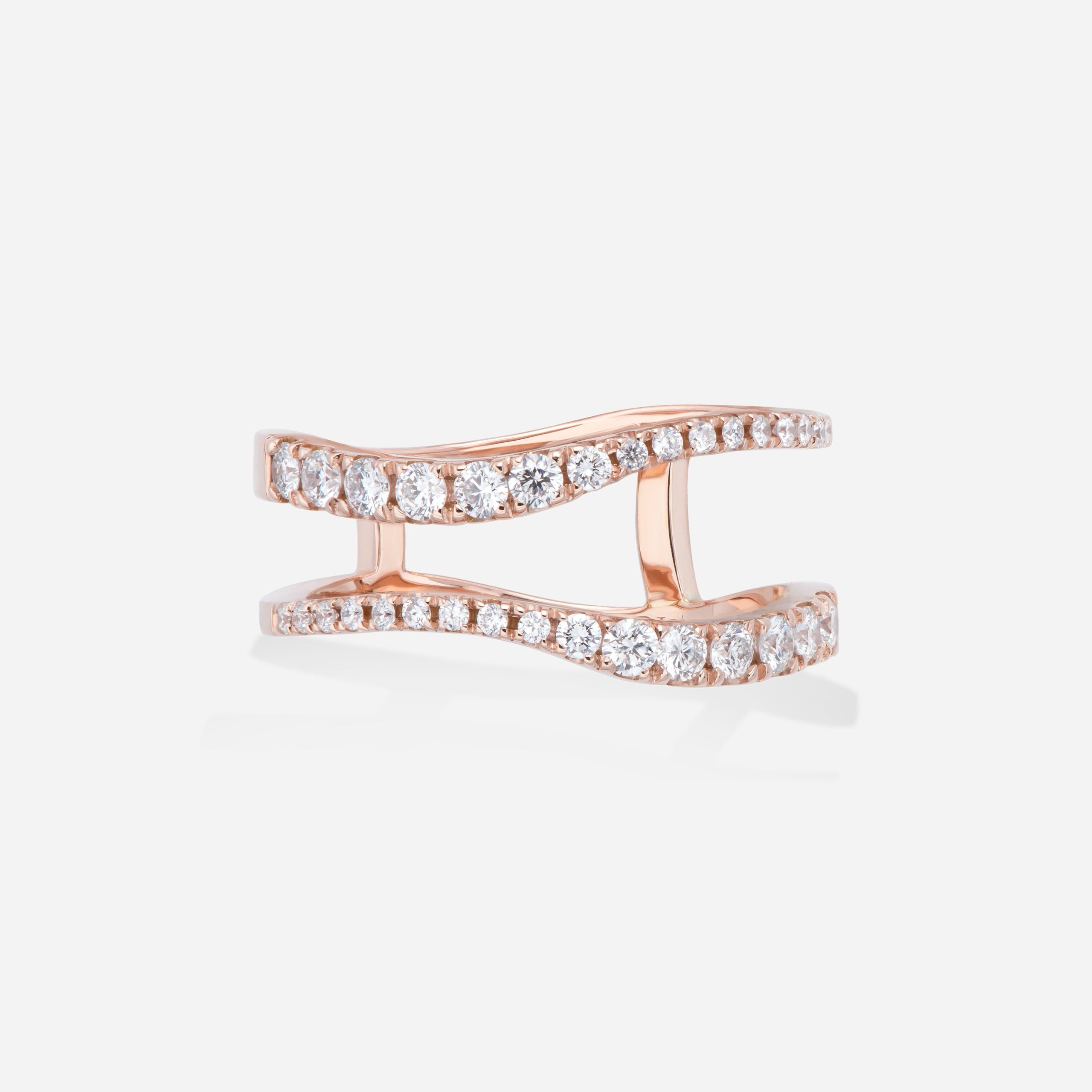 Sasa 2 Rails Ring