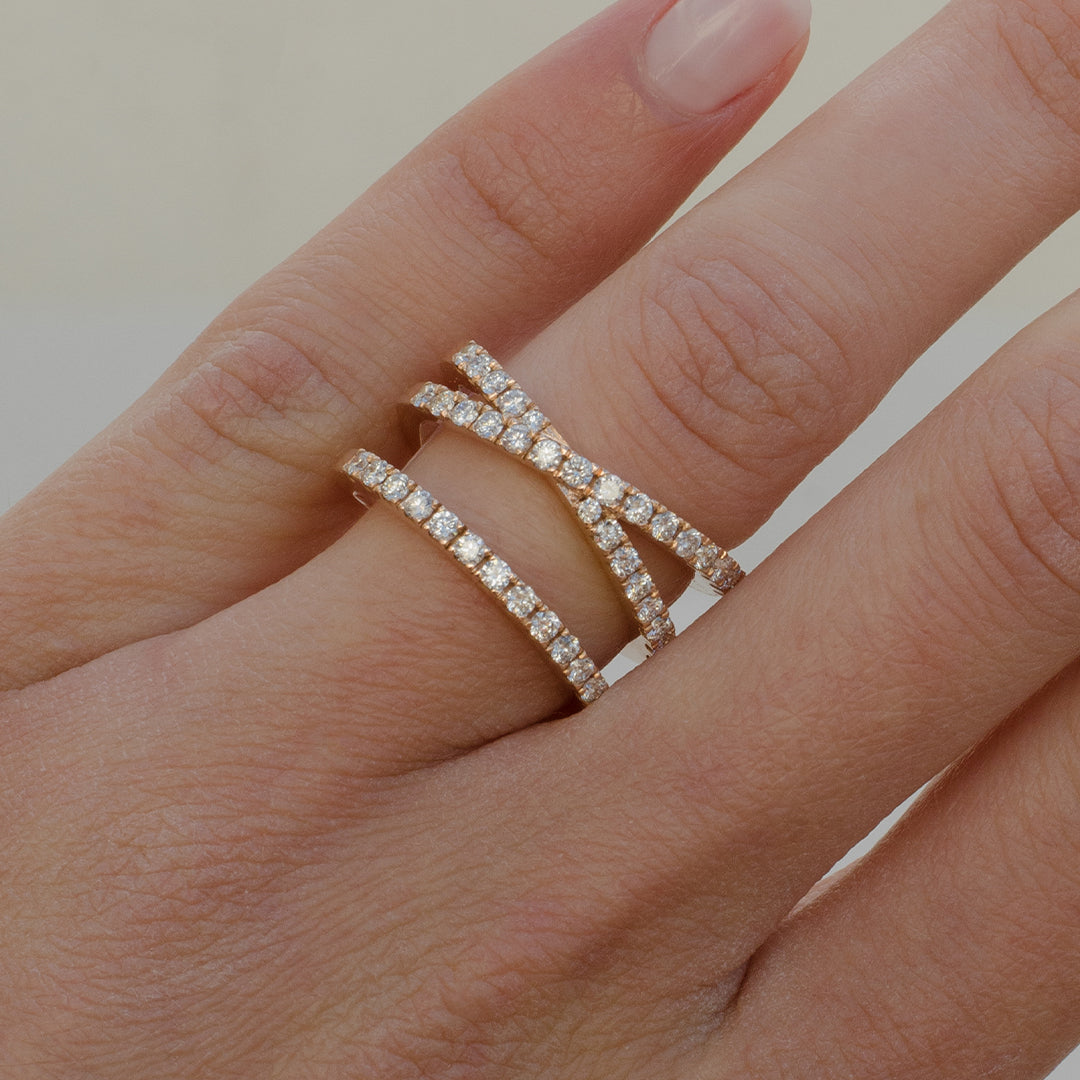 Anillo Privée Cruzado