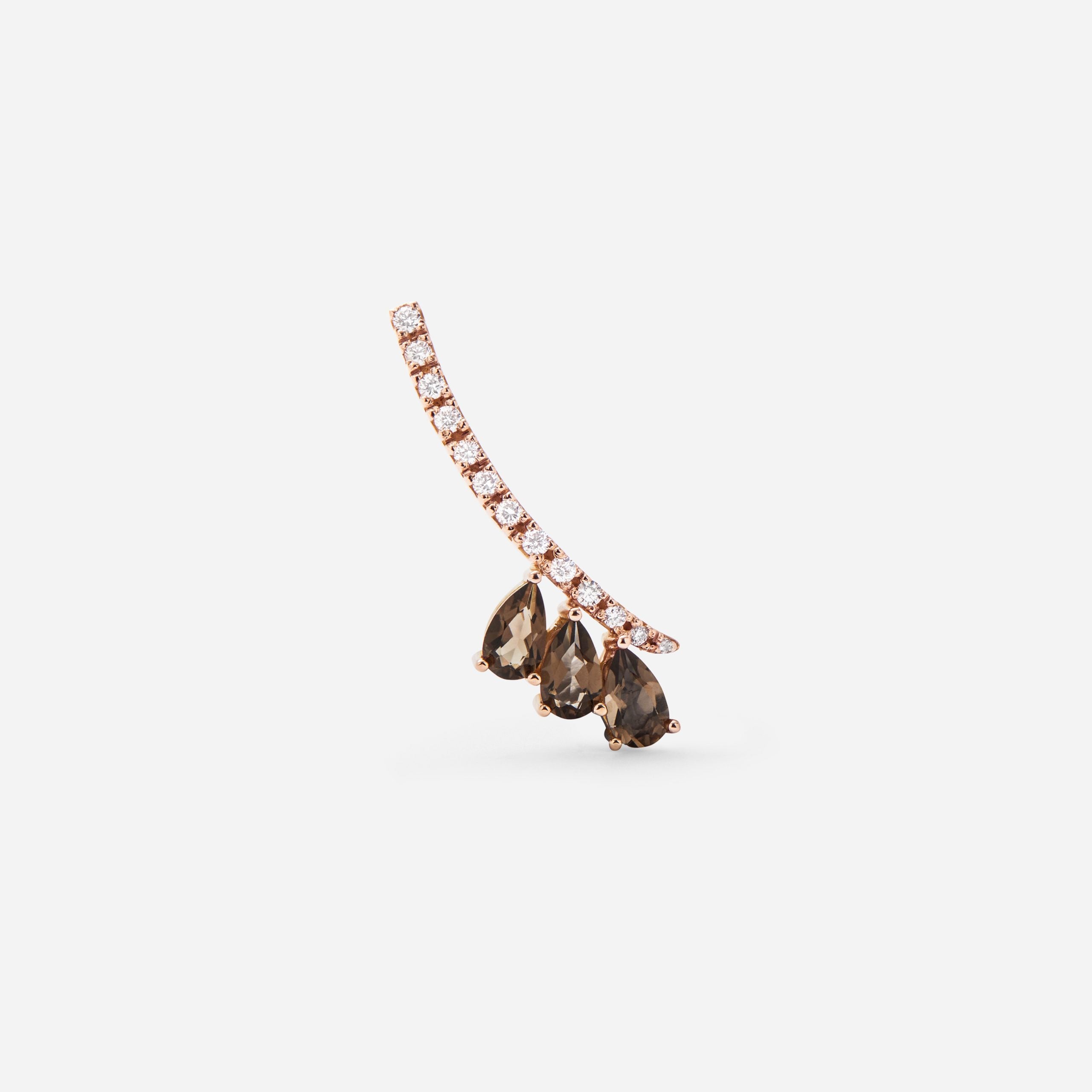 Crawler Trio Pendant by Saudade fumé