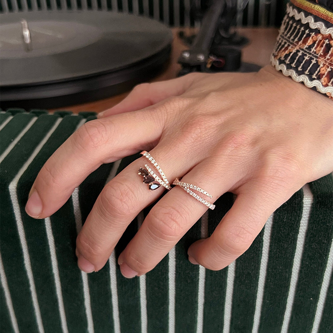 Saudade diamond ring