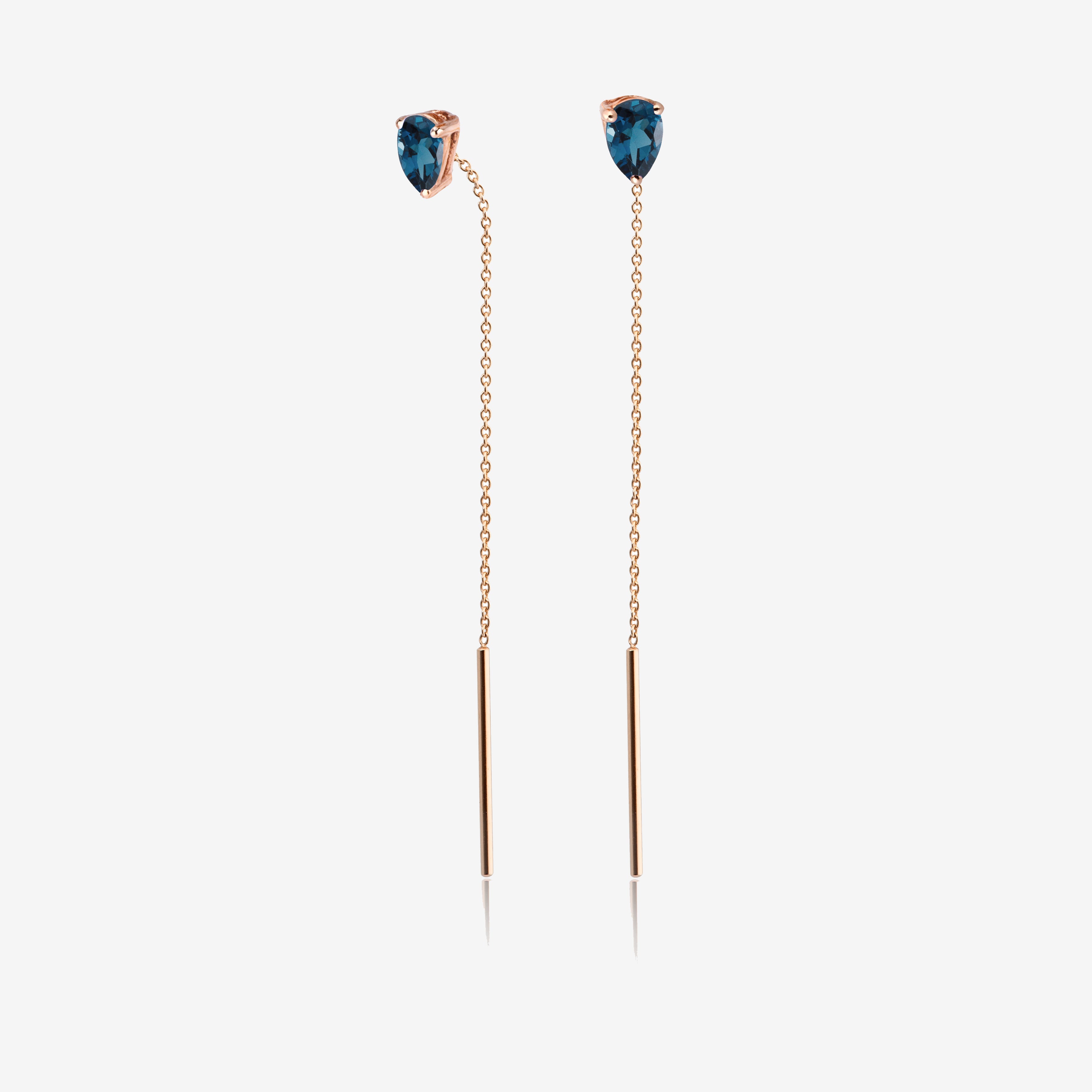 Pendientes Balance London Blue