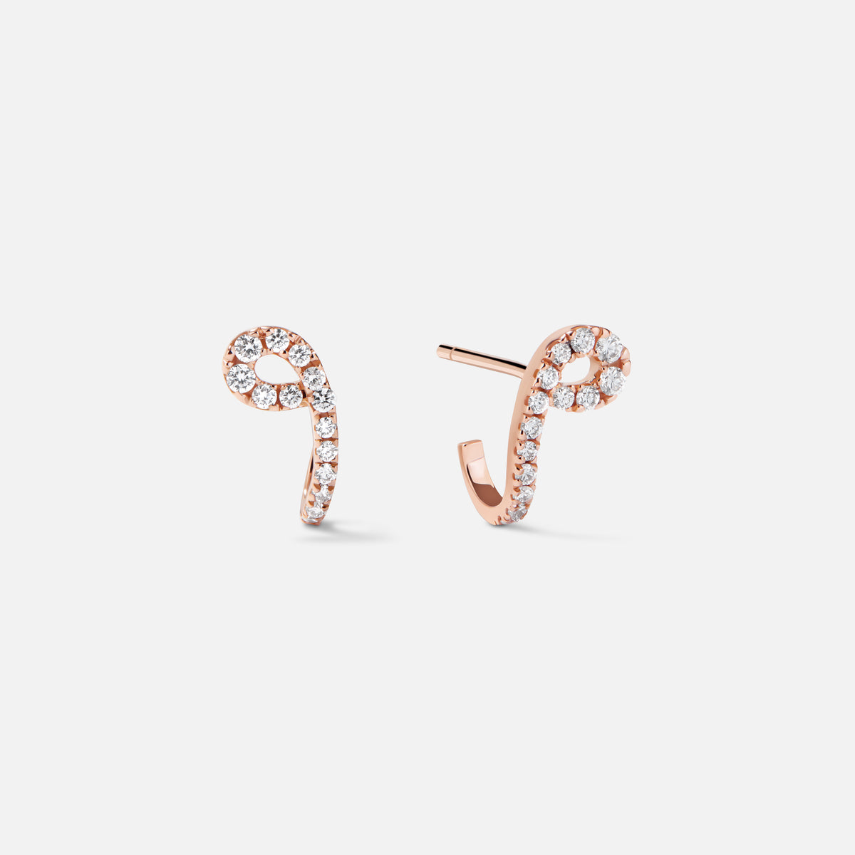 PENDIENTES MAISON ROSE XS
