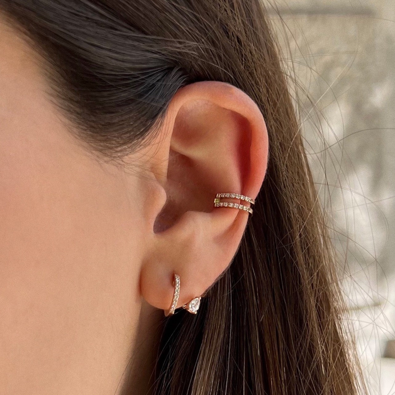Ear Cuff doble banda