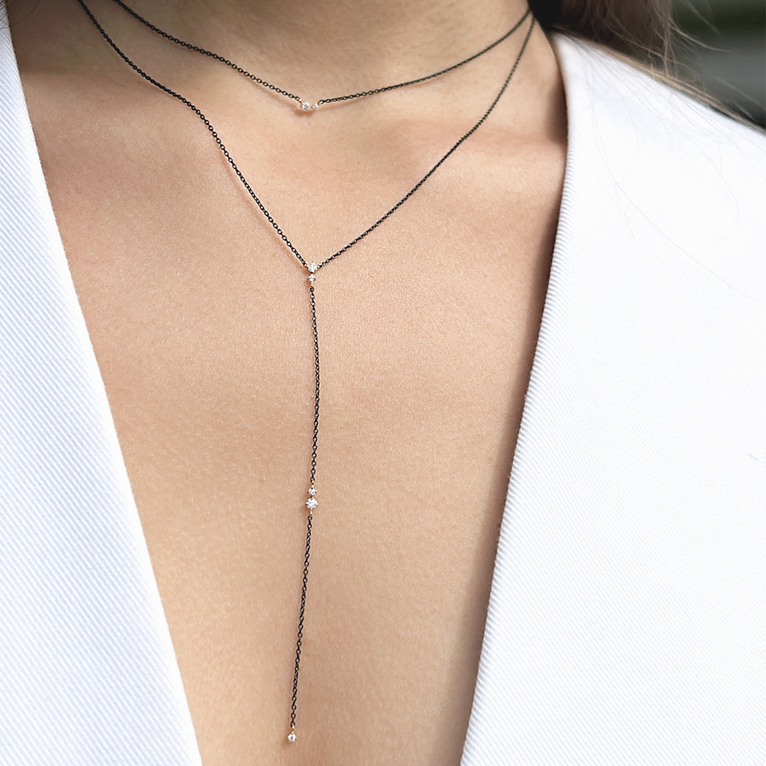 Collar Rosario ÉCLAT NOIR
