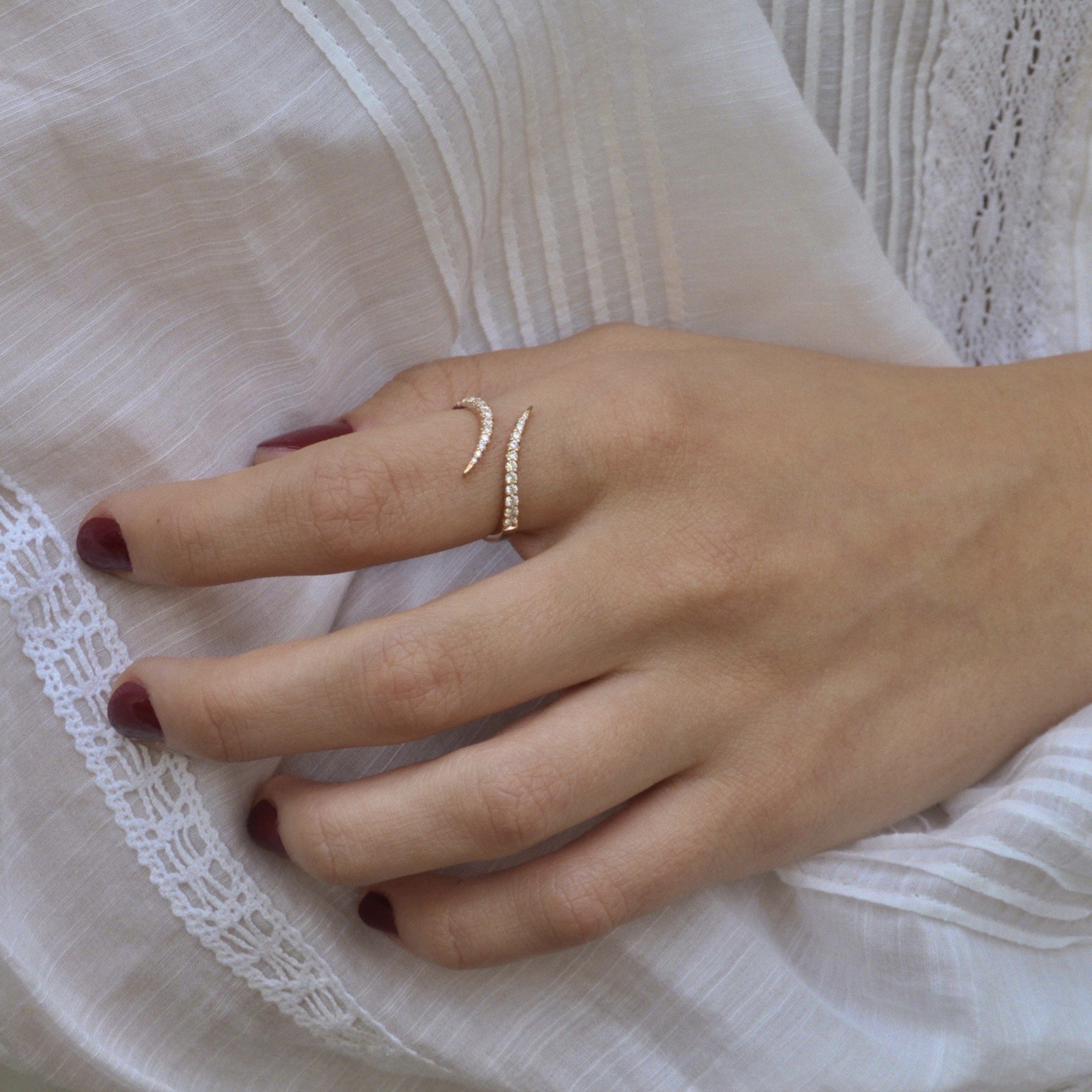 Anillo Jardín de Aire diamantes