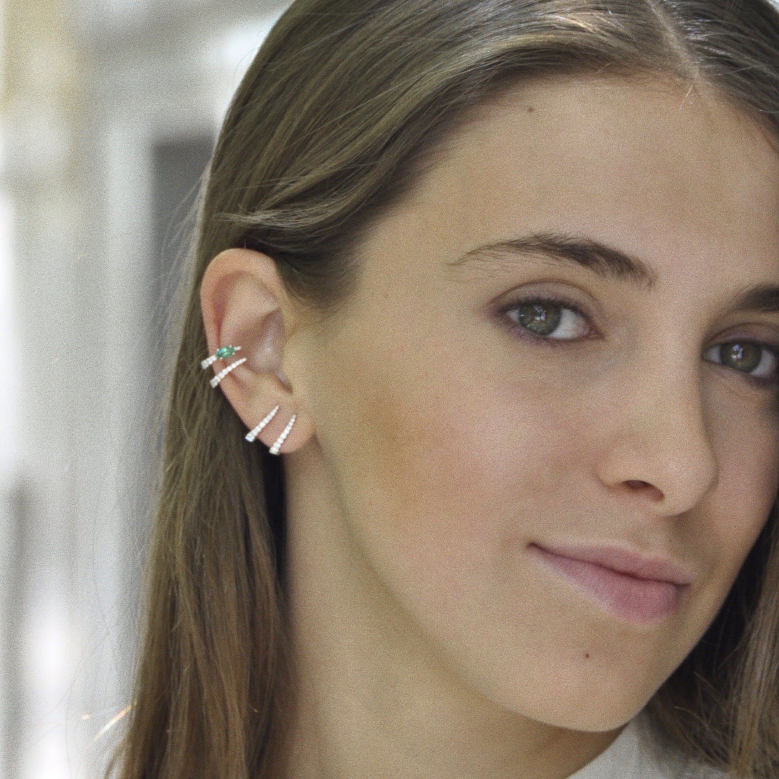 Air Garden diamond earrings