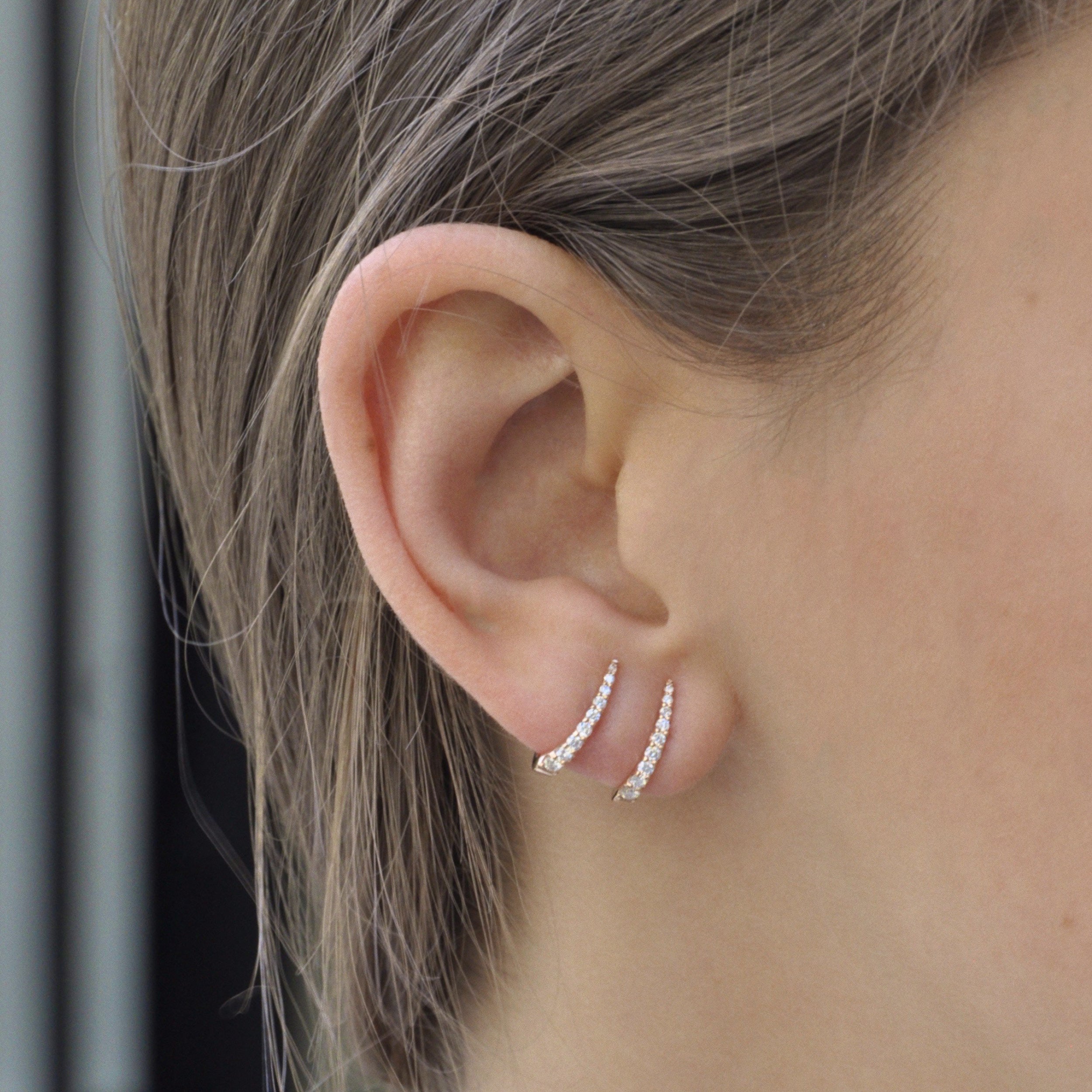 Air Garden diamond earrings
