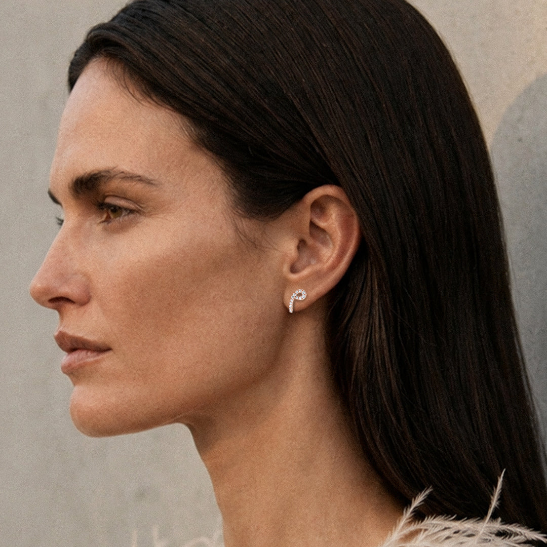 PENDIENTES MAISON ROSE XS