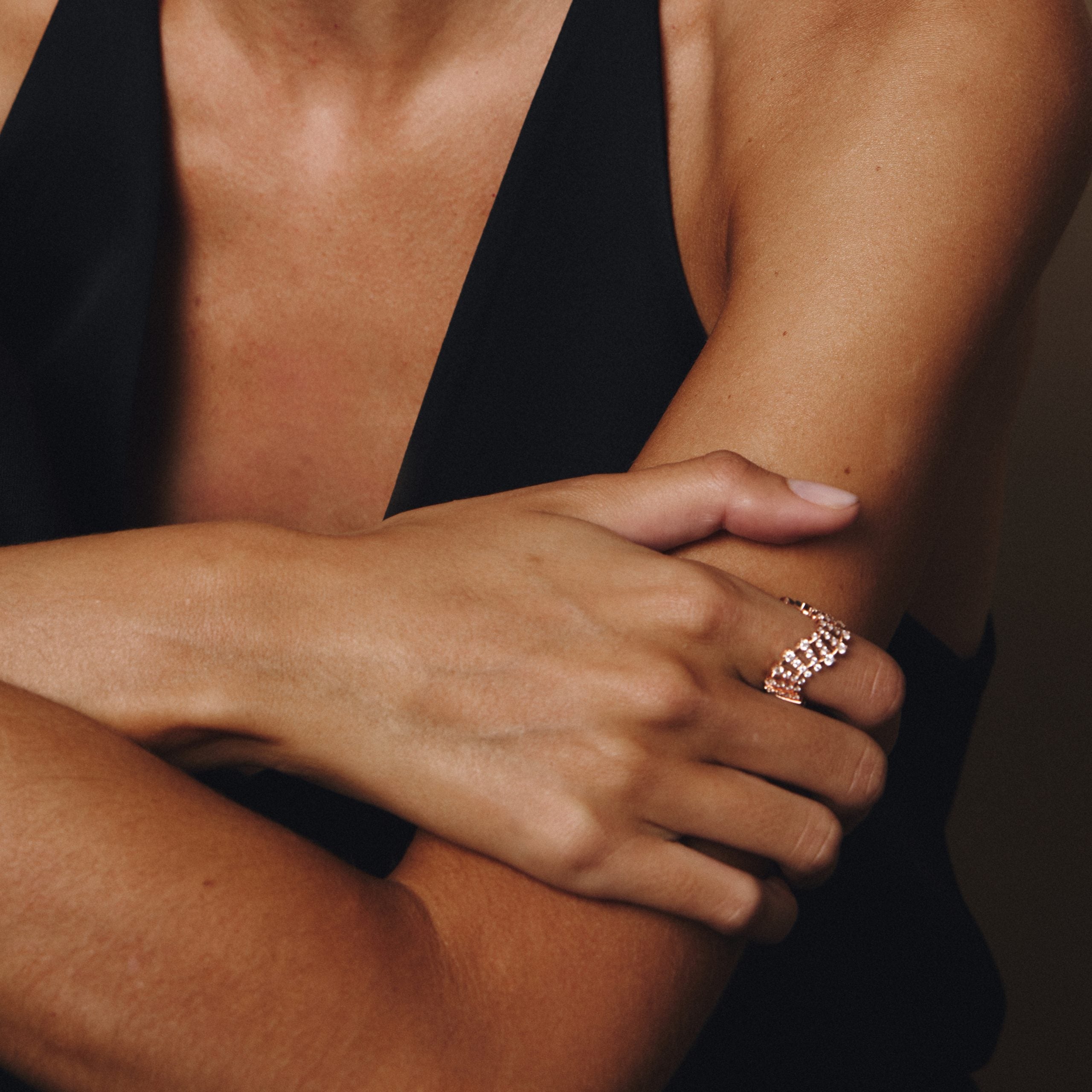 Smoky Club Ring