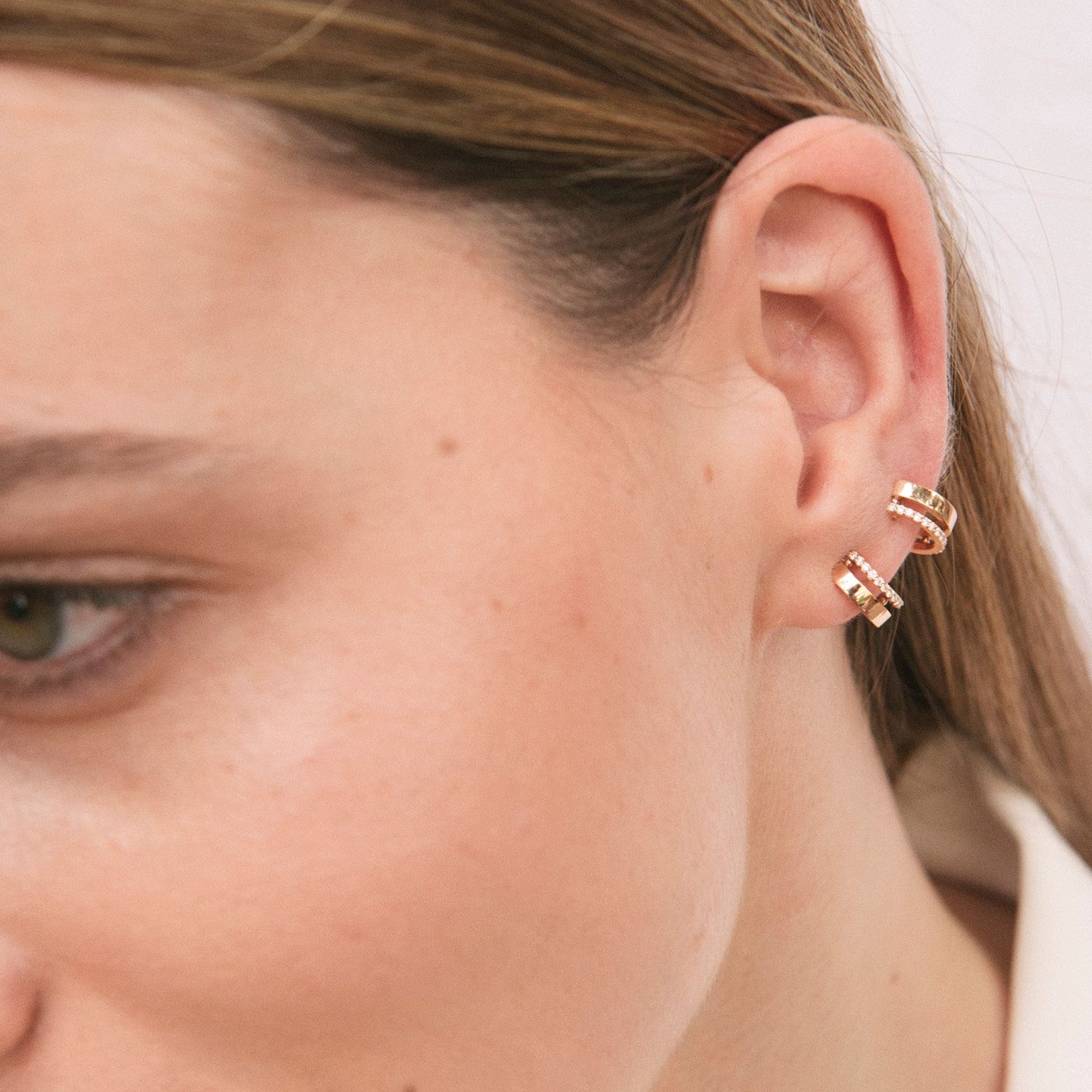 DOUBLE EARRING AL DI LÀ