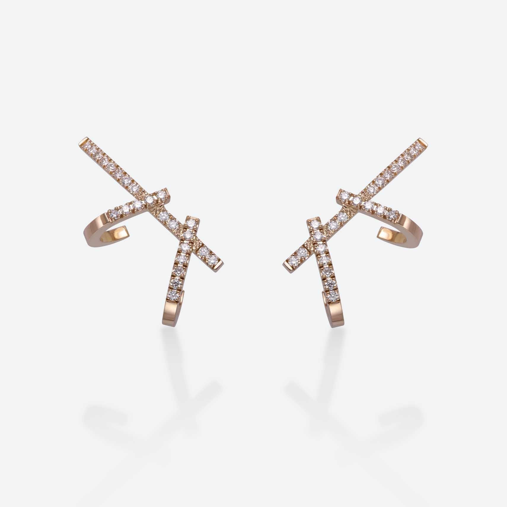 DOUBLE DAGGER EARRINGS