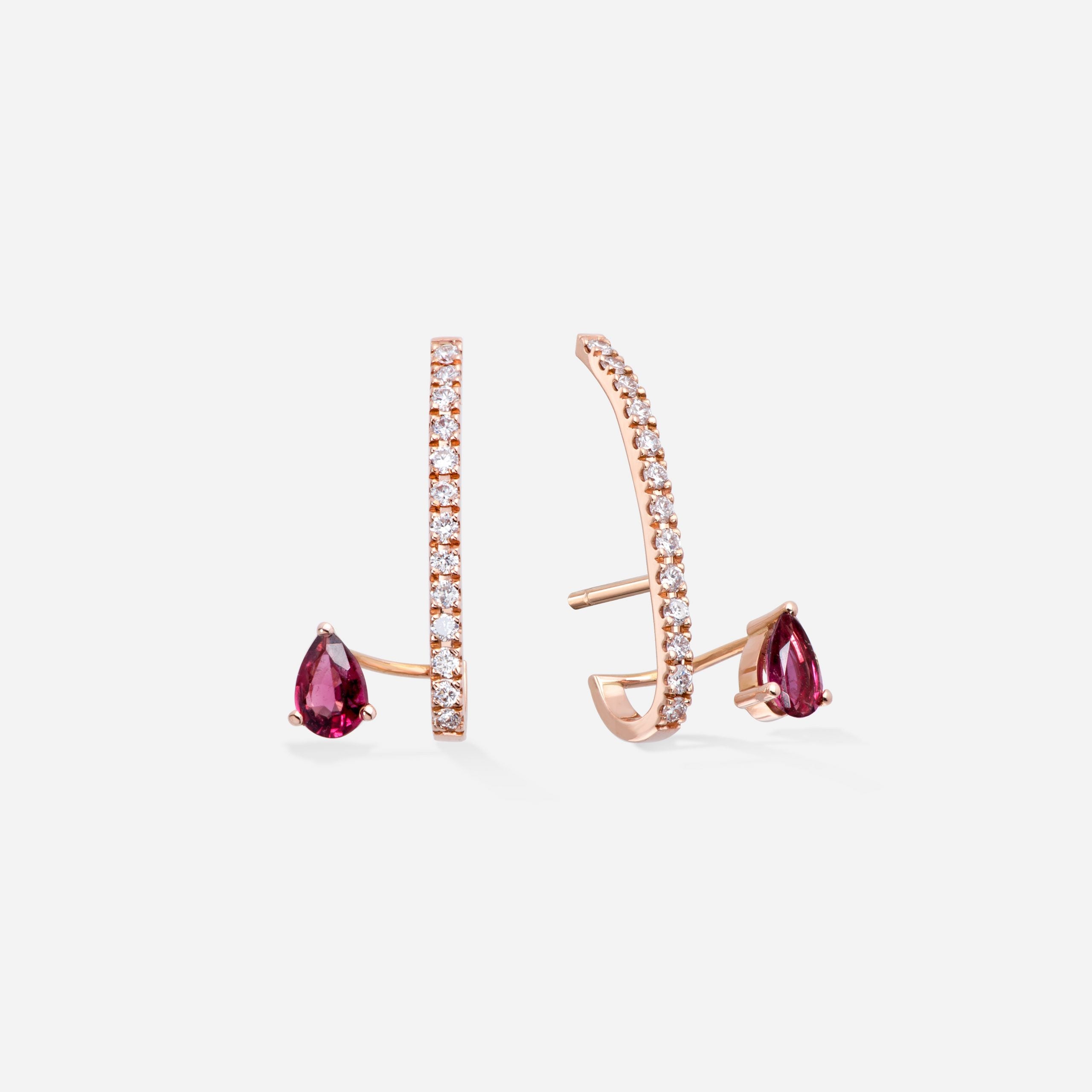 DI am Red Satellite Earrings