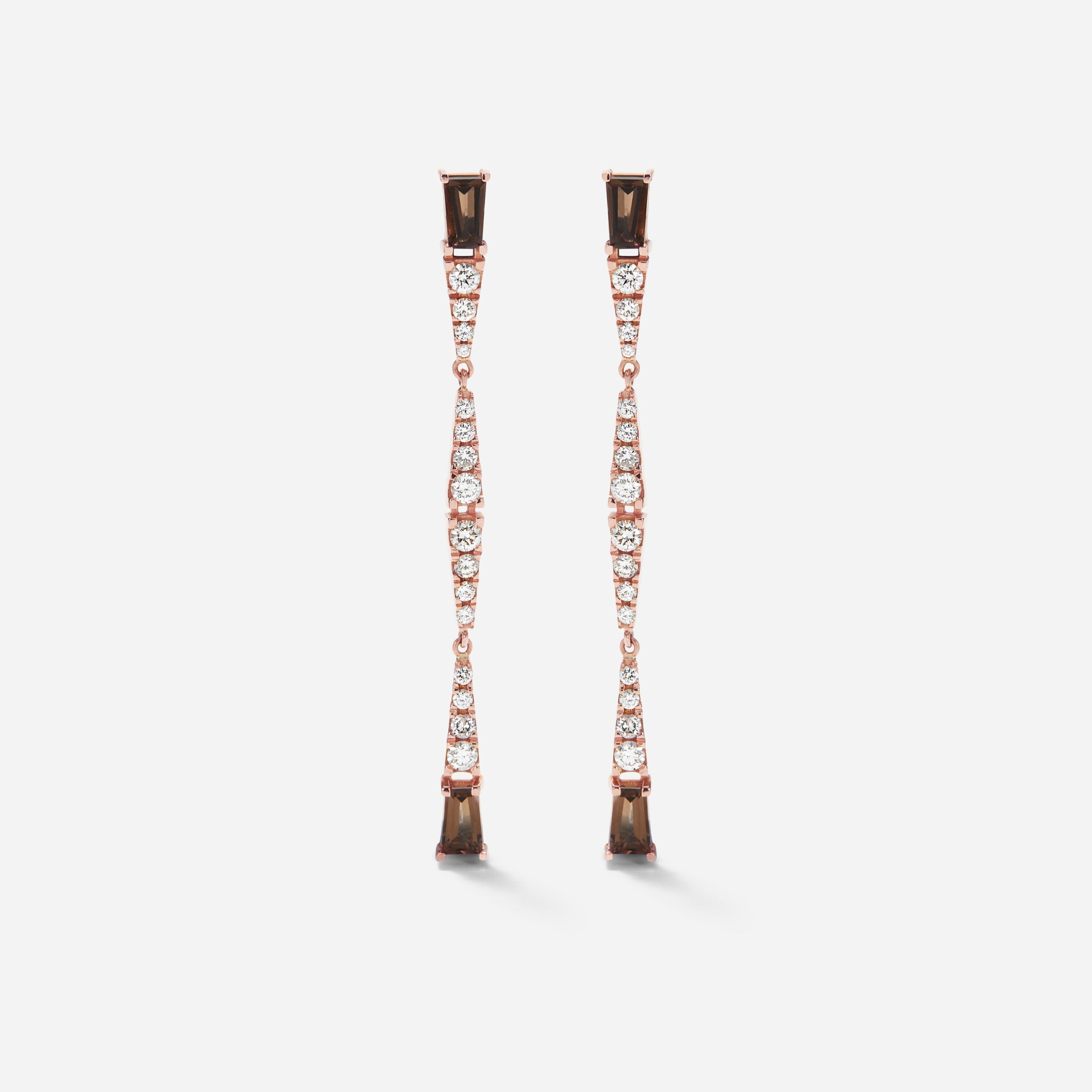 Smoky Club Long Earrings