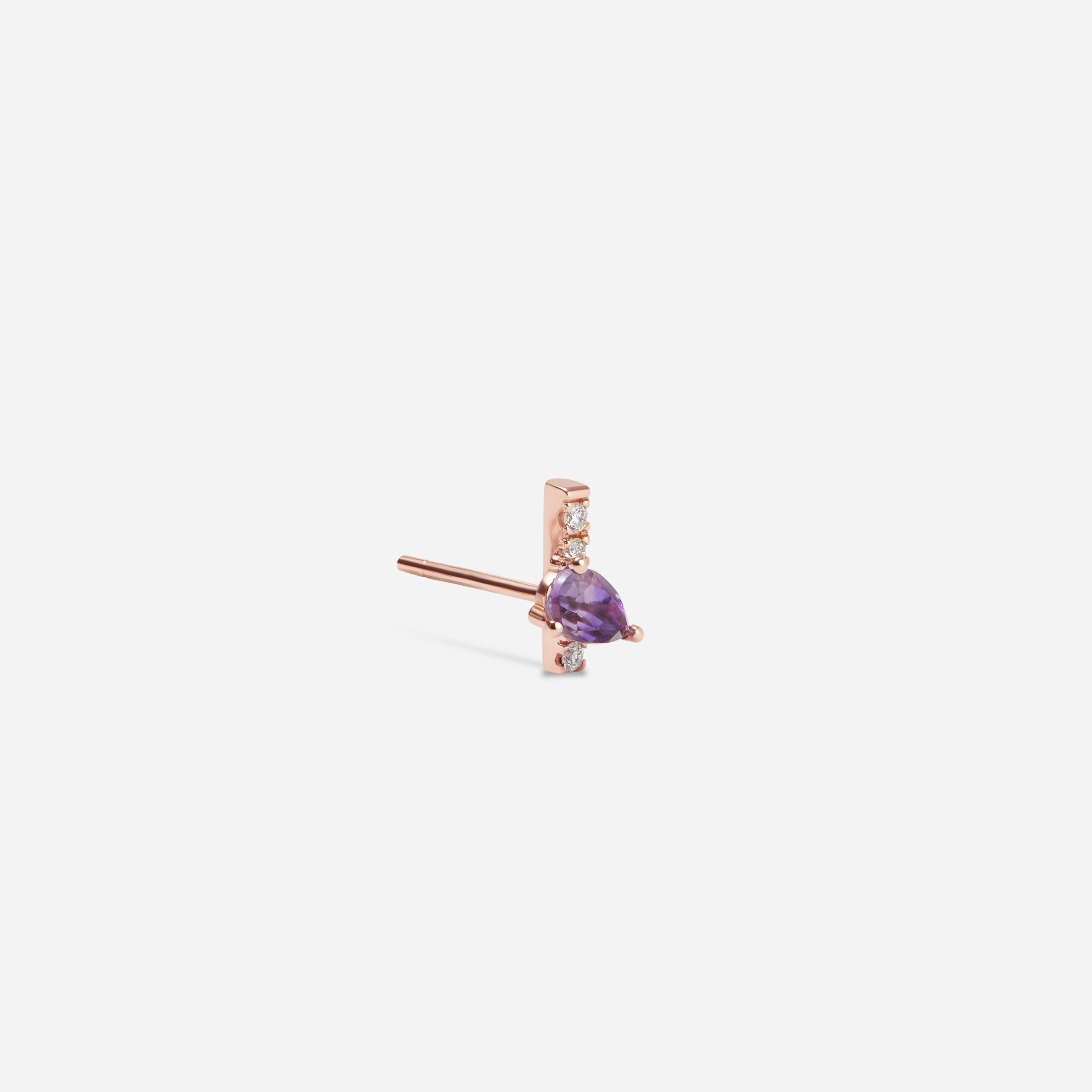 HÉRITÉ Amethyst Mini Earring