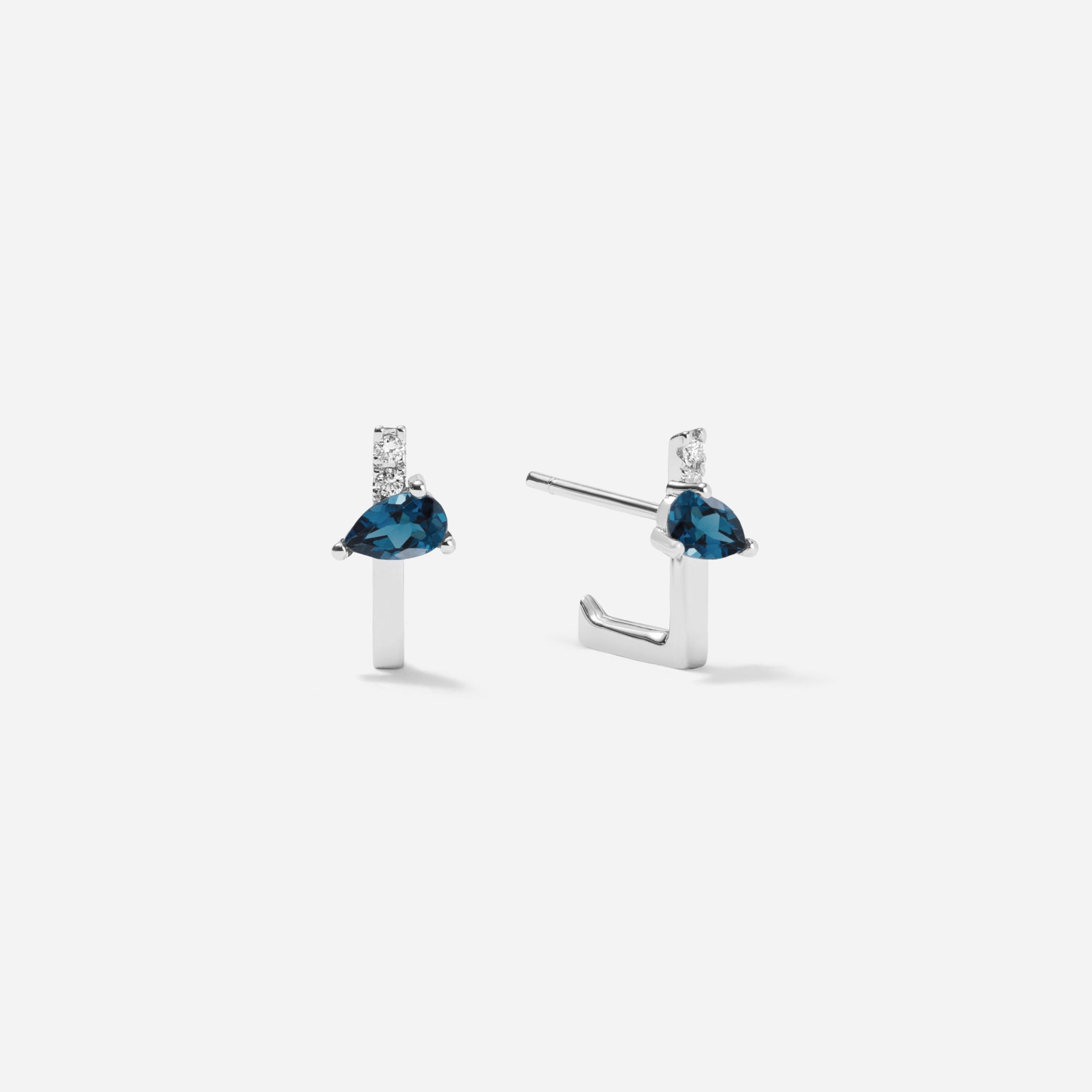 HÉRITÉ London Blue Topaz Earrings