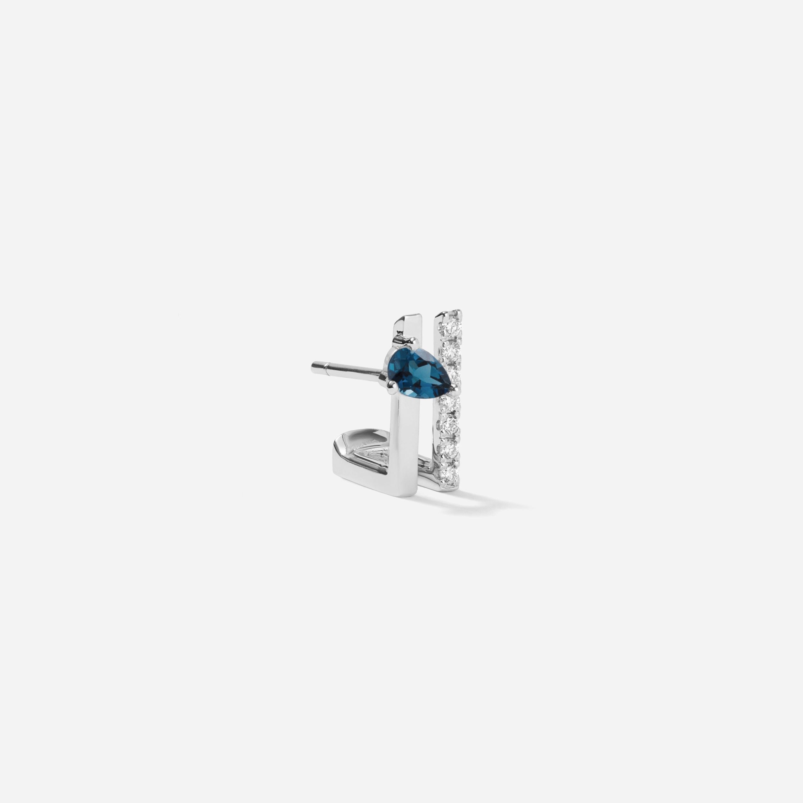 HÉRITÉ London Blue Topaz Double Earring