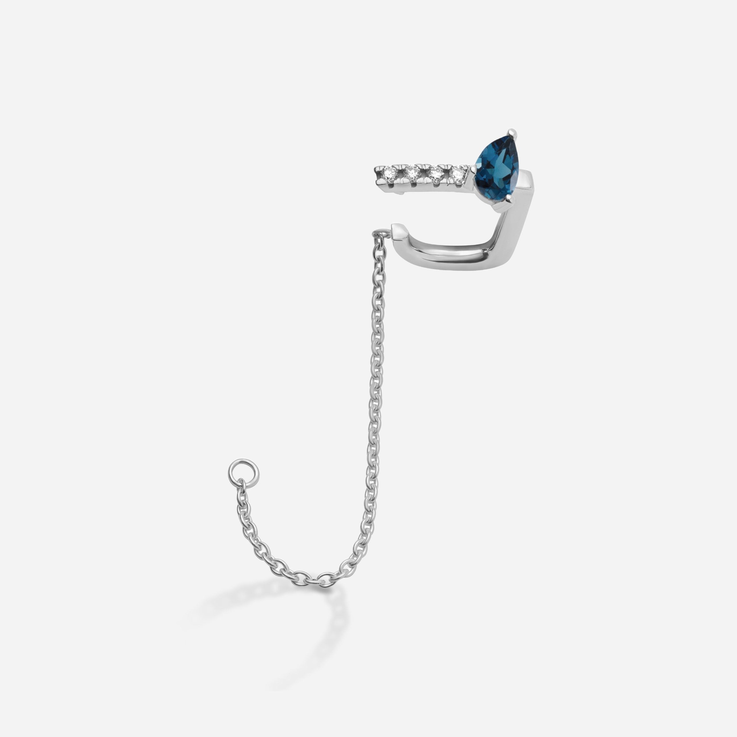 Ear Cuff HÉRITÉ Topaz London Blue
