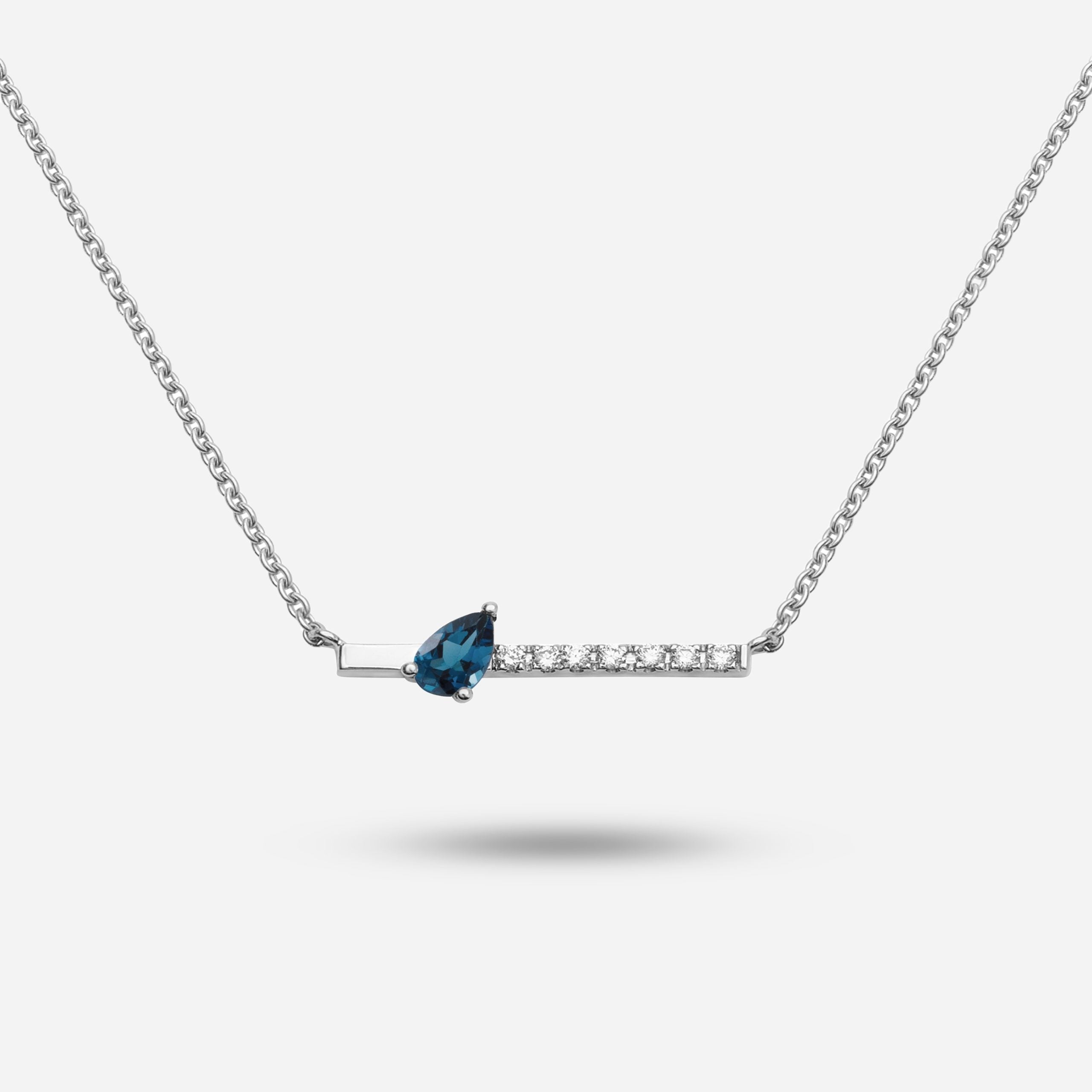 Collar HÉRITÉ Topacio London Blue