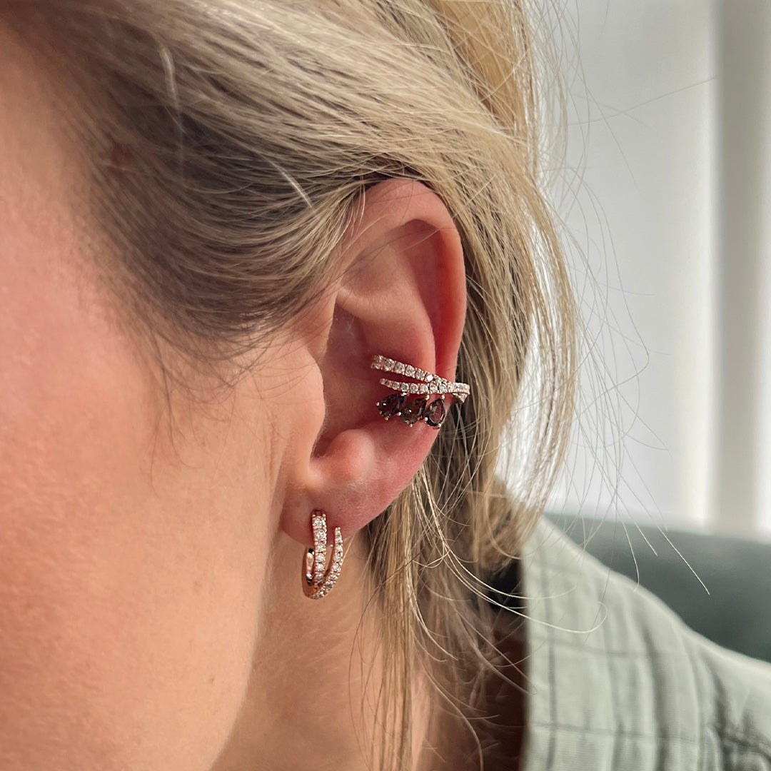 Smoked Saudade Ear Cuff