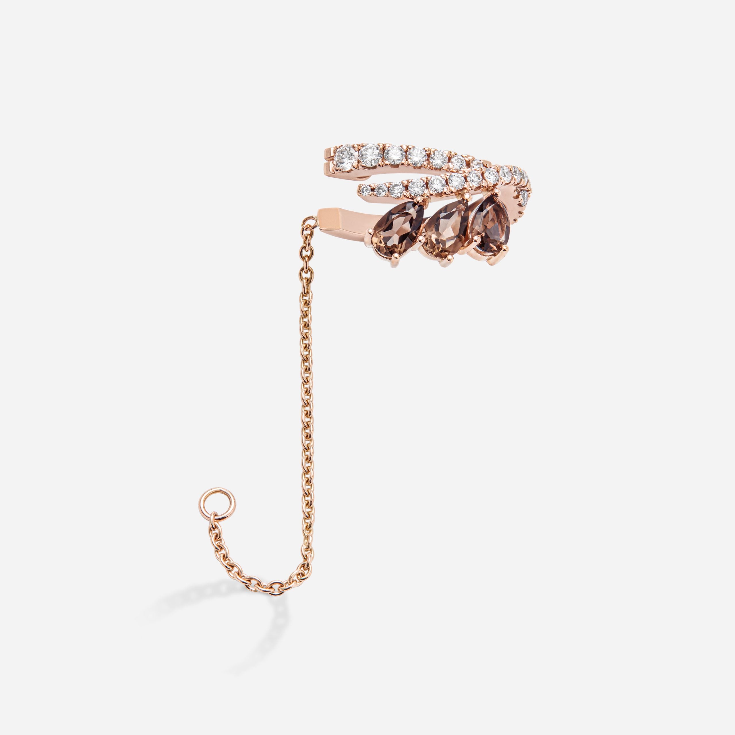 Smoked Saudade Ear Cuff