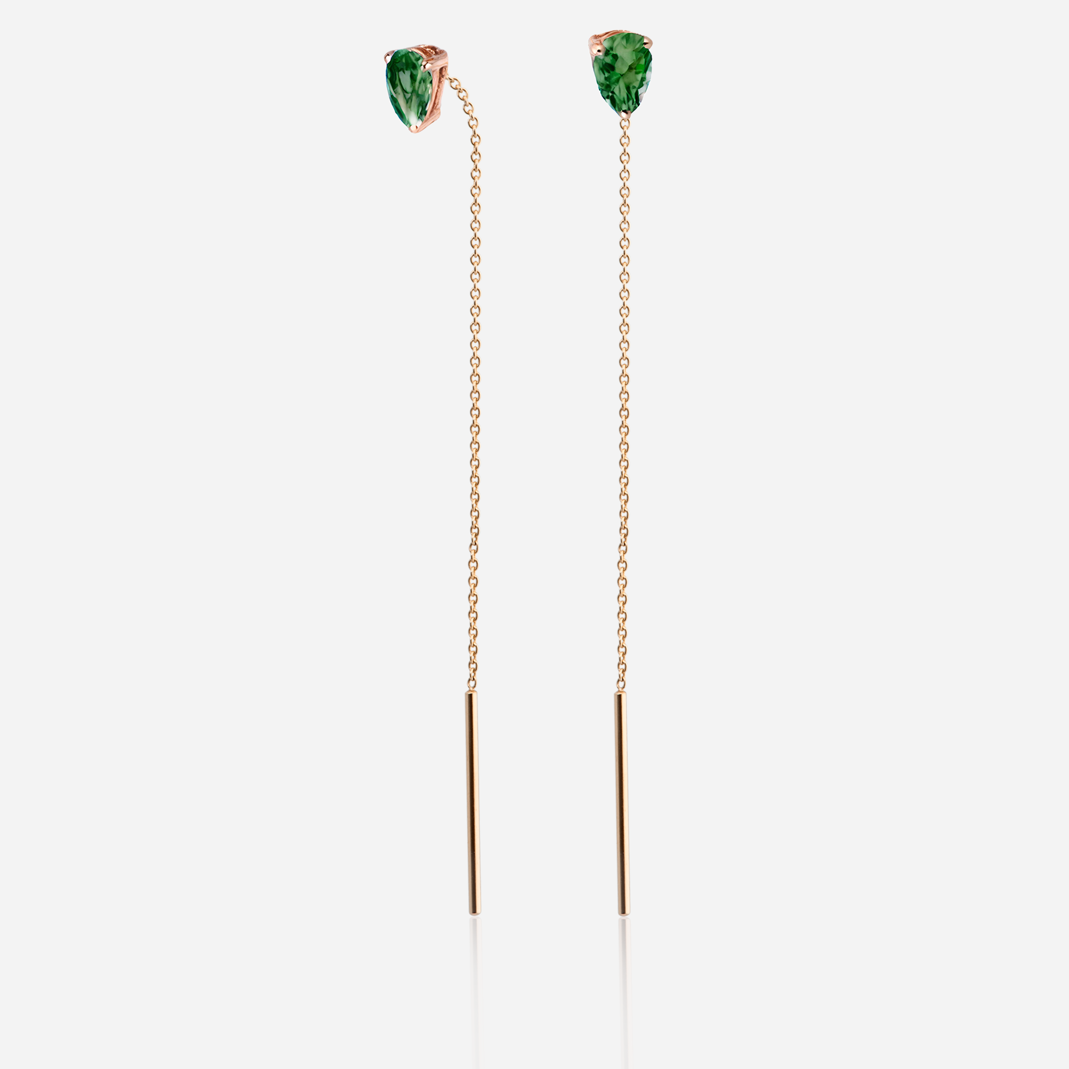 Balance Earrings Chromodiopside