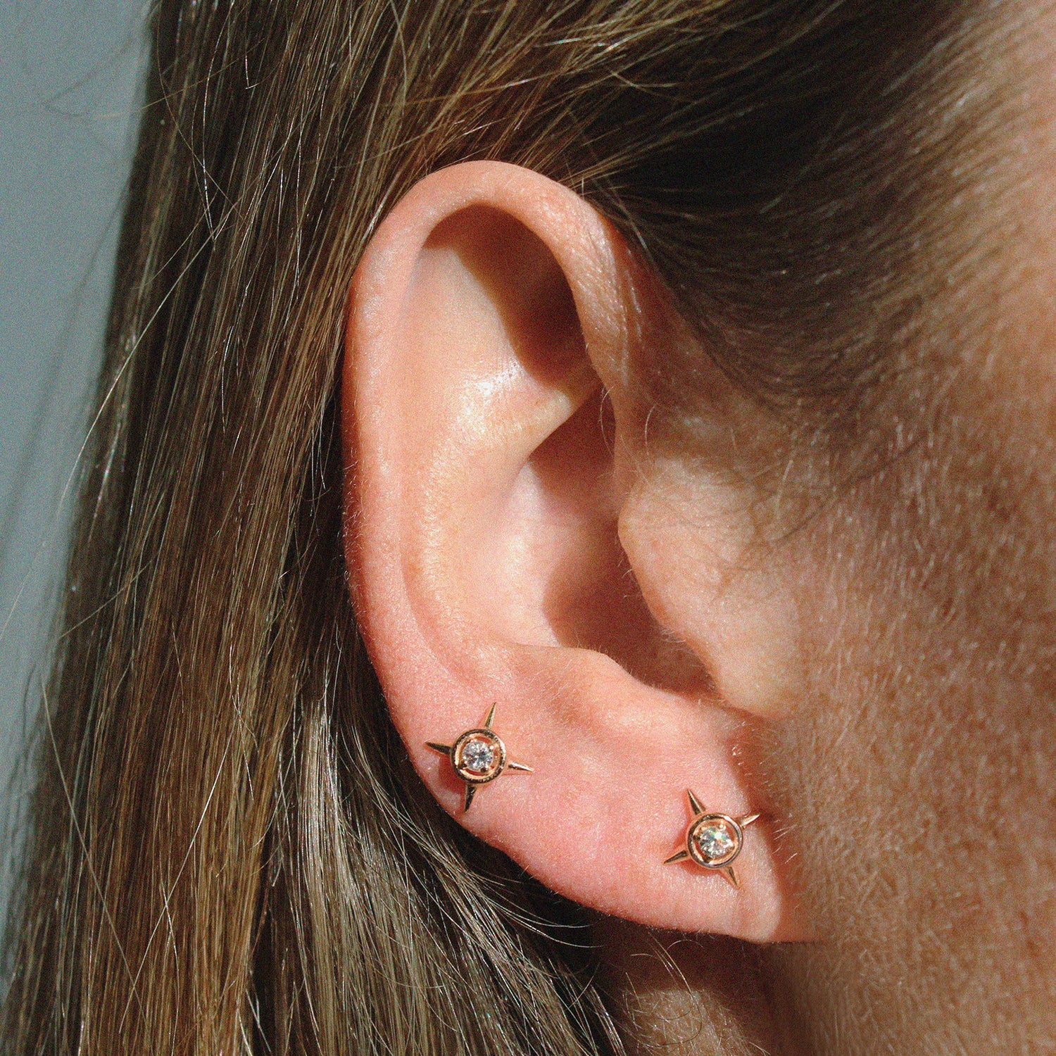 Pendientes Peak Palace stud XXS