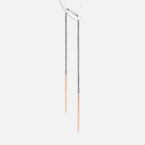 ÉCLAT NOIR Medium Balance Earrings
