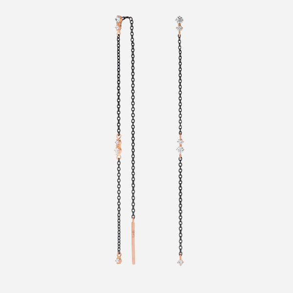 Pendientes Balance largos ÉCLAT NOIR