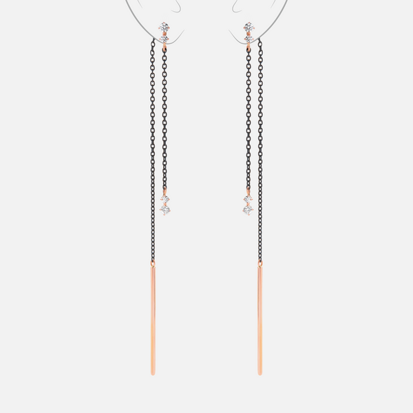ÉCLAT NOIR Balance Earrings