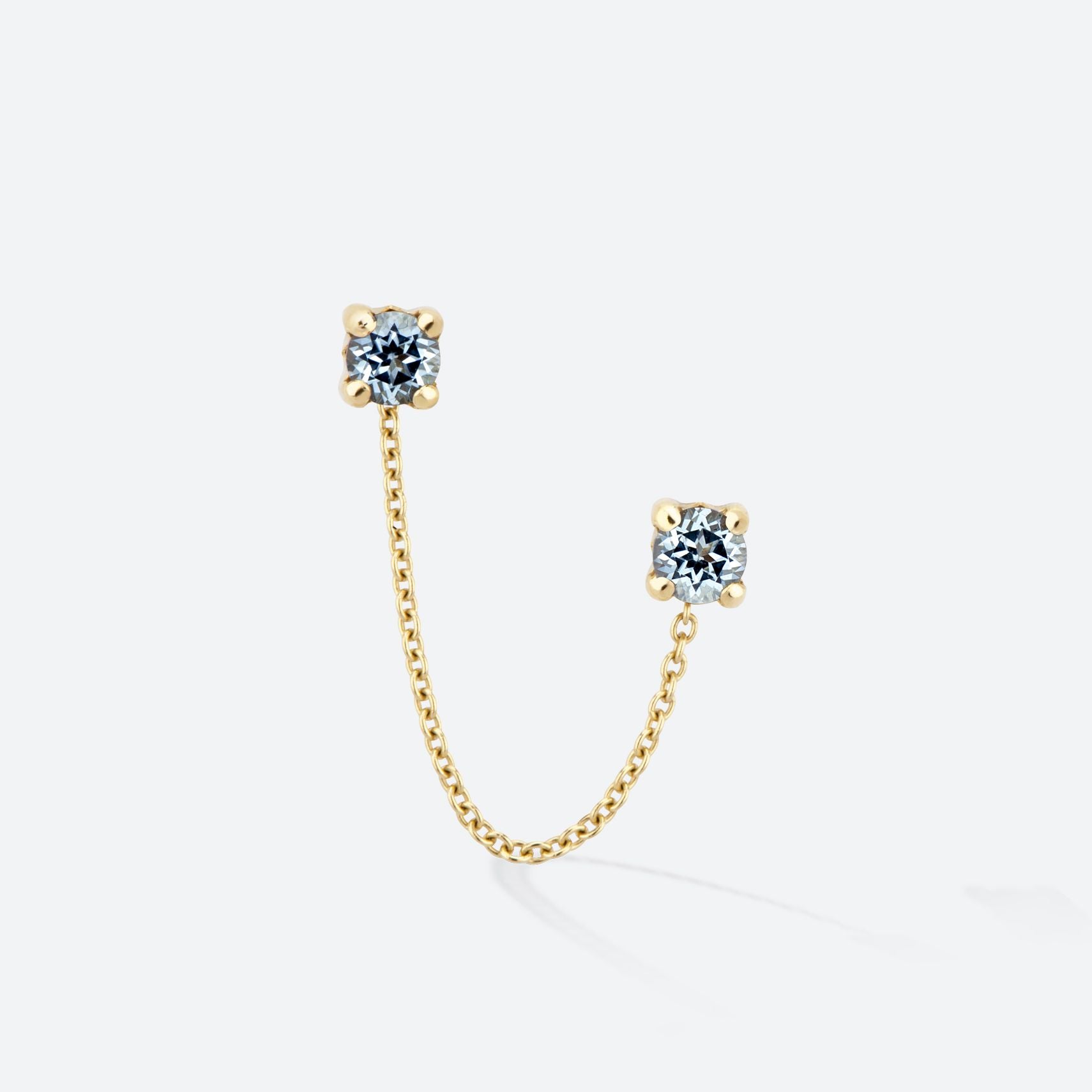 DOUBLE ROCK CHAIN ​​EARRINGS