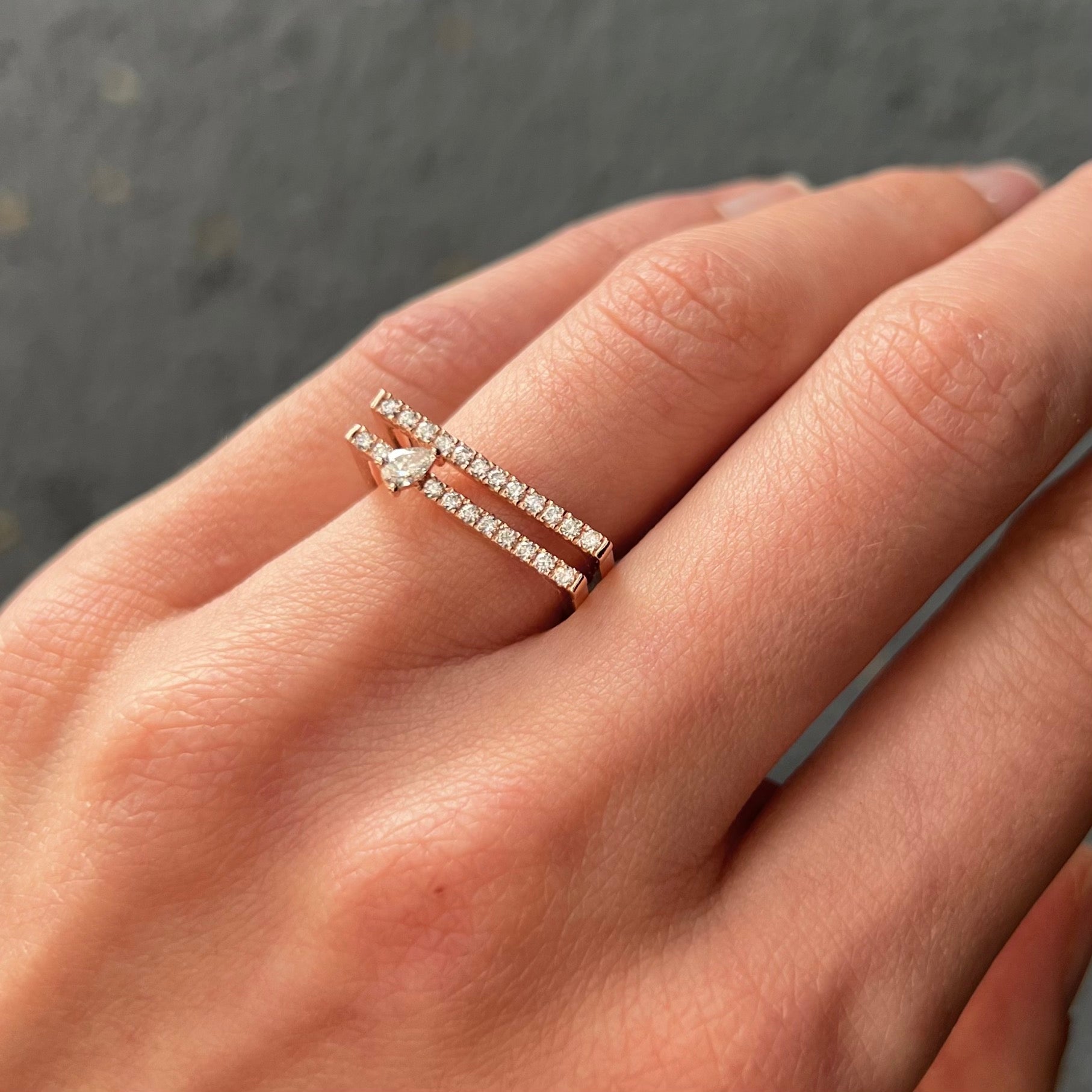 Double HÉRITÉ Ring