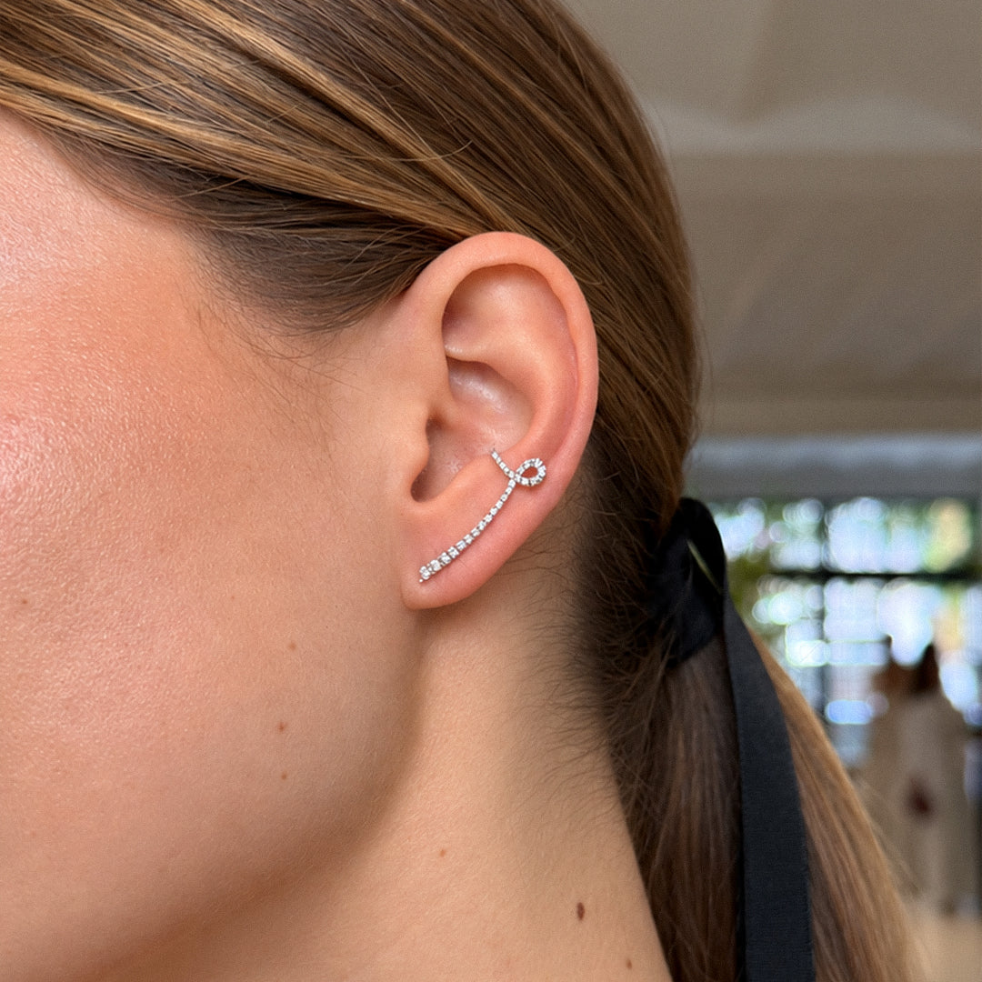 PENDIENTES MAISON ROSE CRAWLER L
