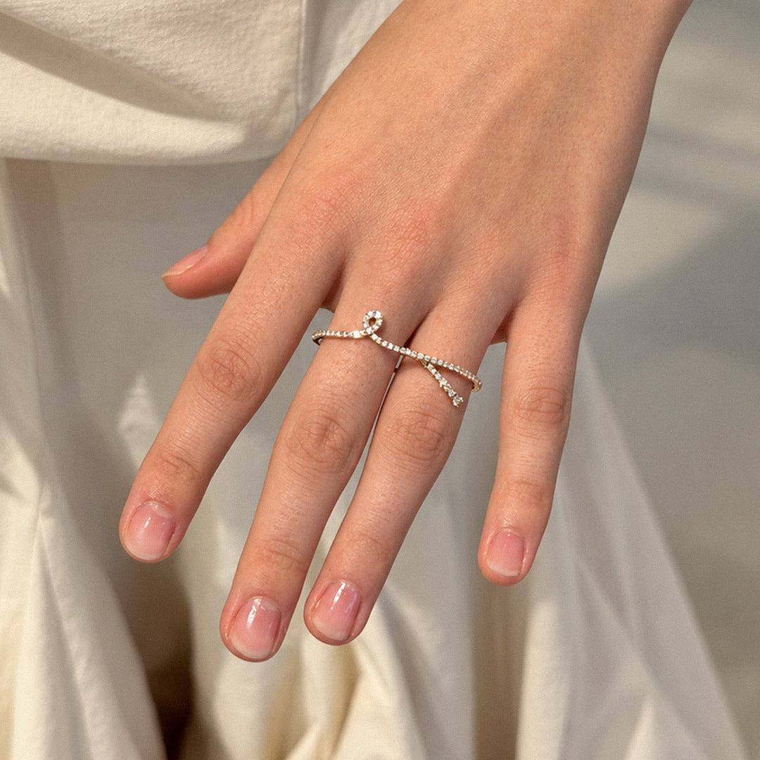 ANILLO DOBLE MAISON ROSE