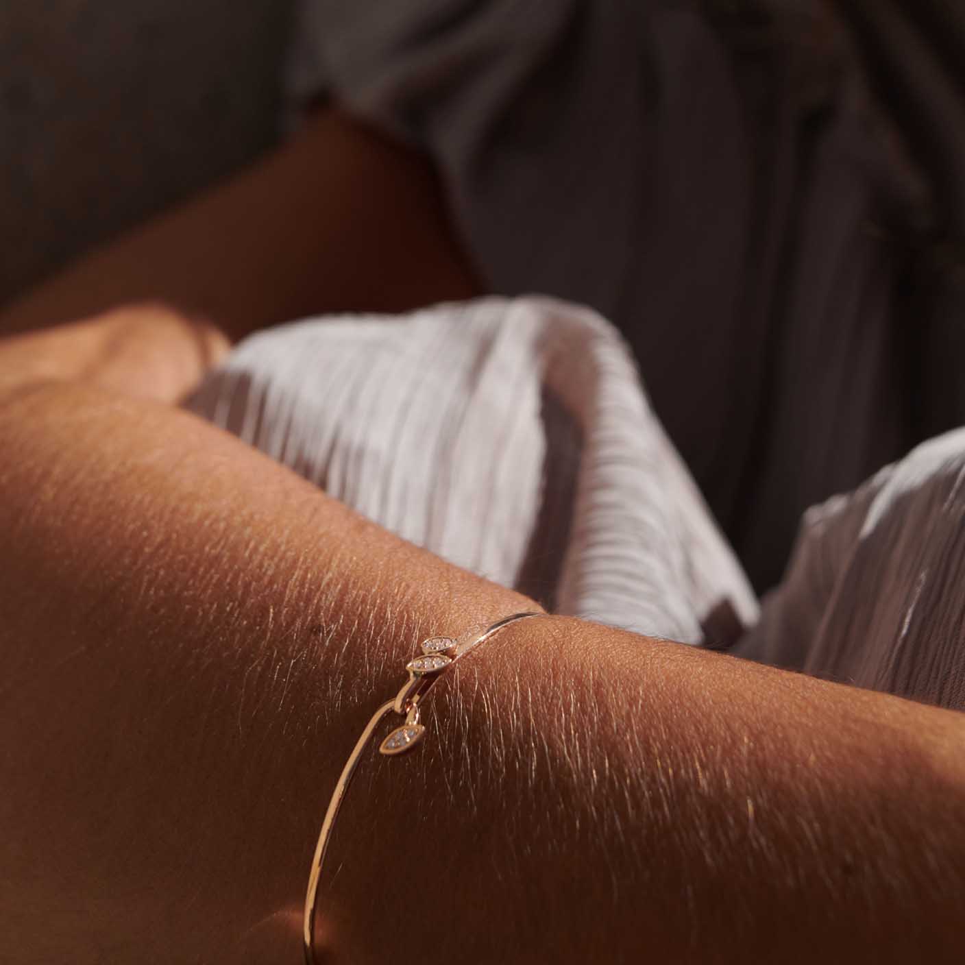 Marquise&amp;Co. Rigid Bracelet