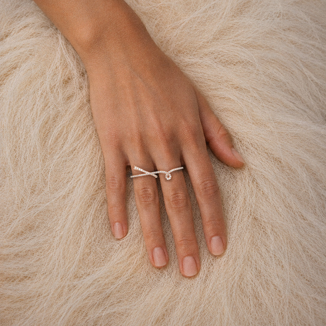 ANILLO DOBLE MAISON ROSE
