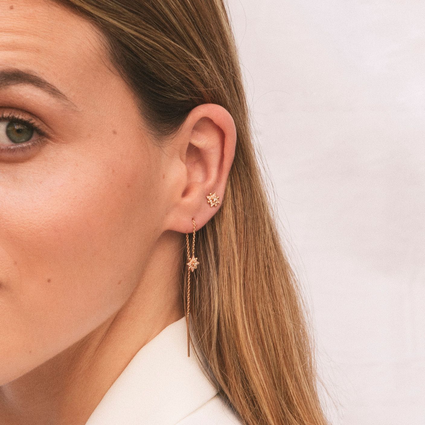 ROSE DES VENTS STUD EARRINGS