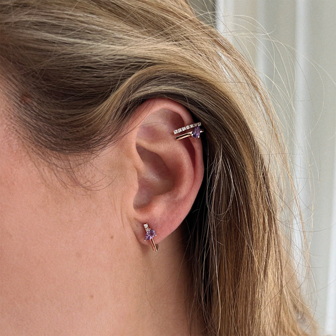 HÉRITÉ Amethyst Earring